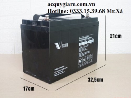 Ắc quy viễn thông  vision 12v-100ah