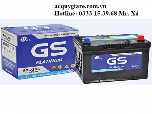 ắc quy GS 12v - 80Ah