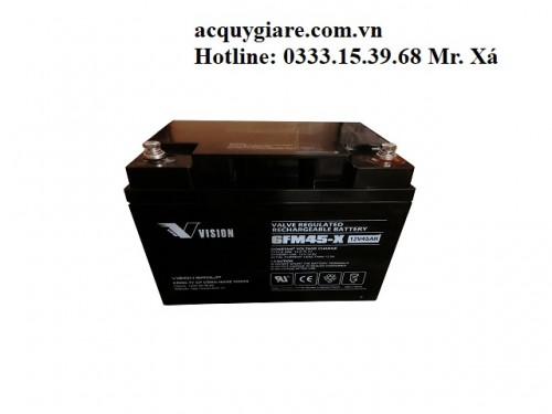 Ắc quy vision 12V - 45Ah